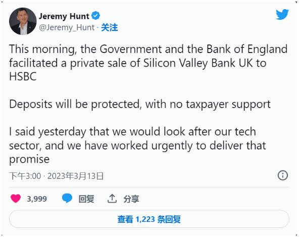 匯豐銀行以 1 英鎊收購SVB矽谷銀行英國分部