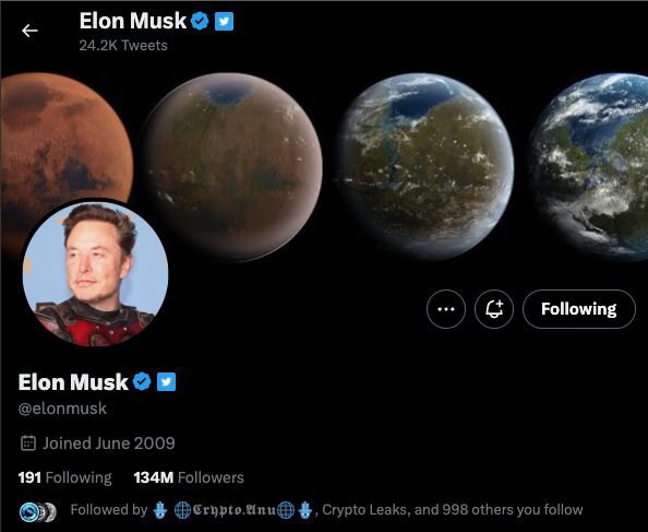 Elon Musk從Twitter主頁上刪除了$DOGE標志，震驚了Dogecoin 社區